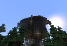 Башня в тёмном лесу из Движуха на креативном сервере