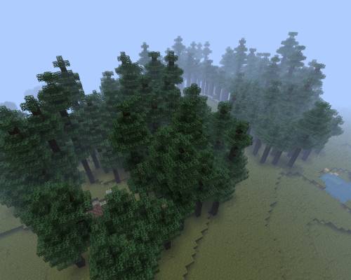 Высокий лес на равнине - Движуха на креативном сервере