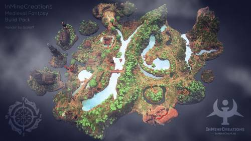 InMineCreations Medieval Fantasy BuildPack #Карта - Креативные проекты